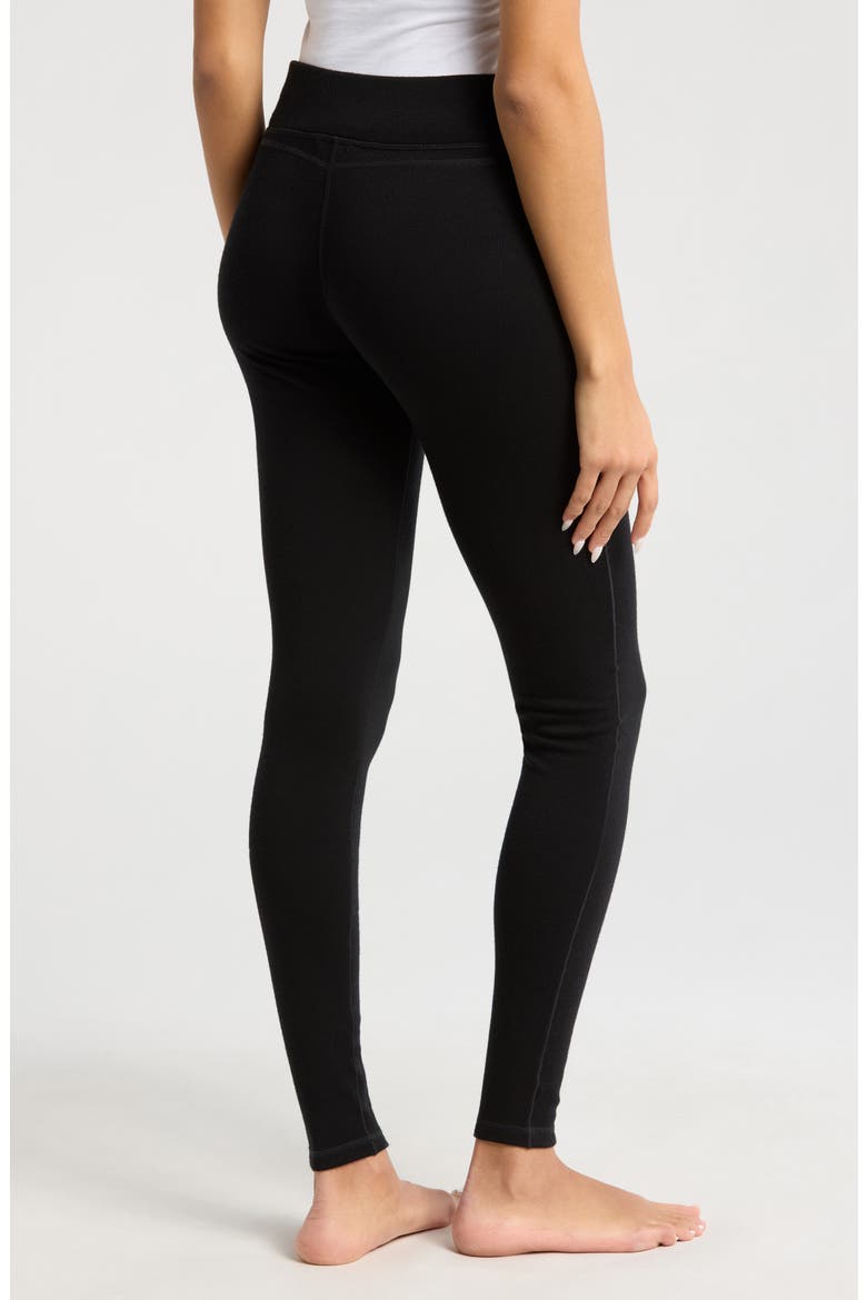 Classic Thermal Wool Blend Base Layer Leggings, Alternate, color, BLACK