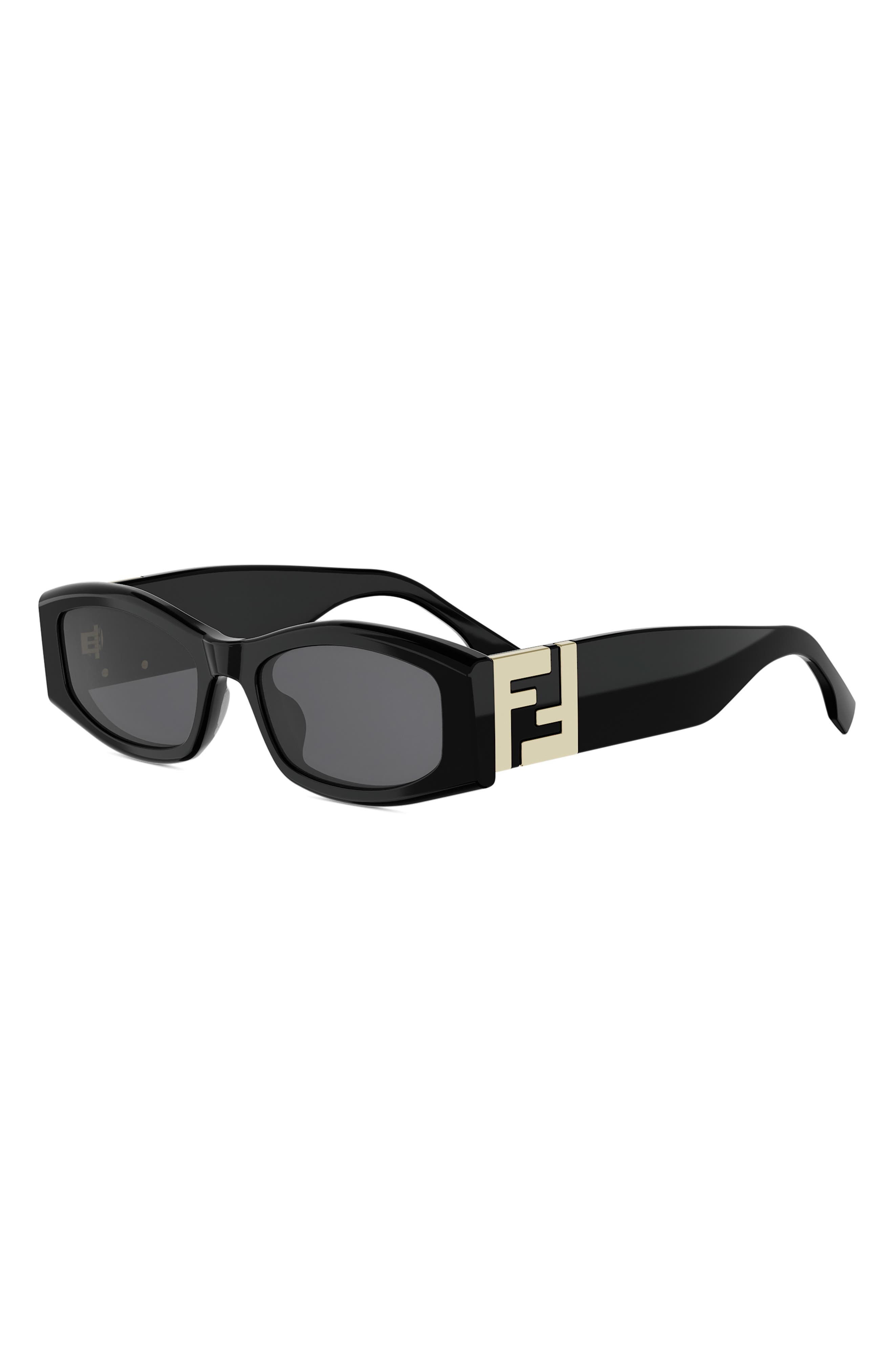 Fendi スクエアフレーム メガネ(度あり) Fendi Forever Fendi 54mm Rectangular Sunglasses (Women) | Nordstrom