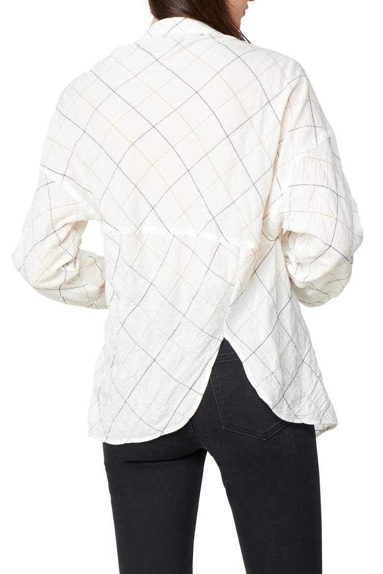 Daphne One Shoulder Cotton Top, Alternate, color, WHITE WHISPER