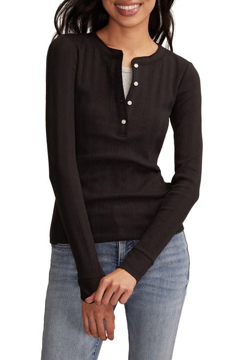 Ribbed Henley