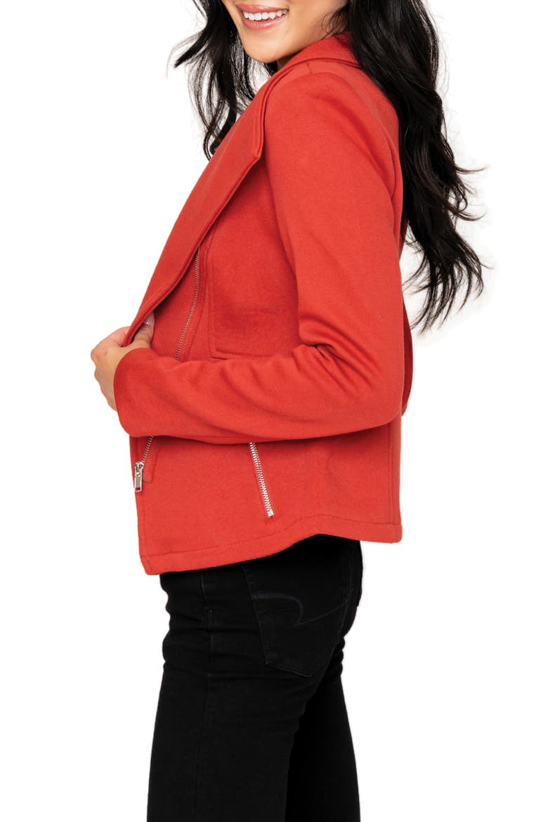 Moto Jacket, Alternate, color, GINGER