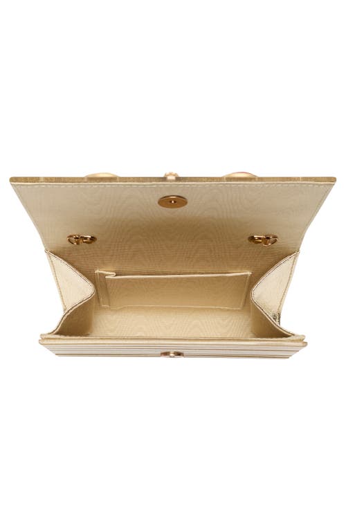 Kurt Geiger London Gems Party Envelope Clutch In Gold