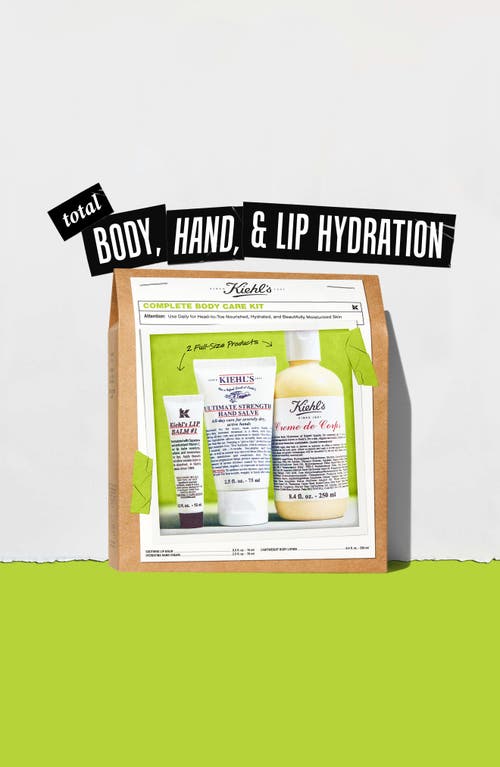 Kiehl's Since 1851 Complete Body Care Gift Set $73 Value In No Color