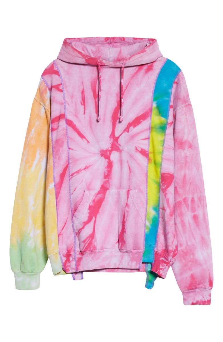 Needles 5 Cuts Tie Dye Cotton Hoodie, Alternate, color, 