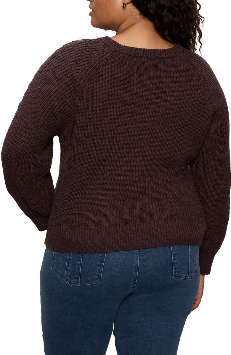 Sanctuary Nomad Cable Cotton Sweater, Alternate, color, Semi Sweet
