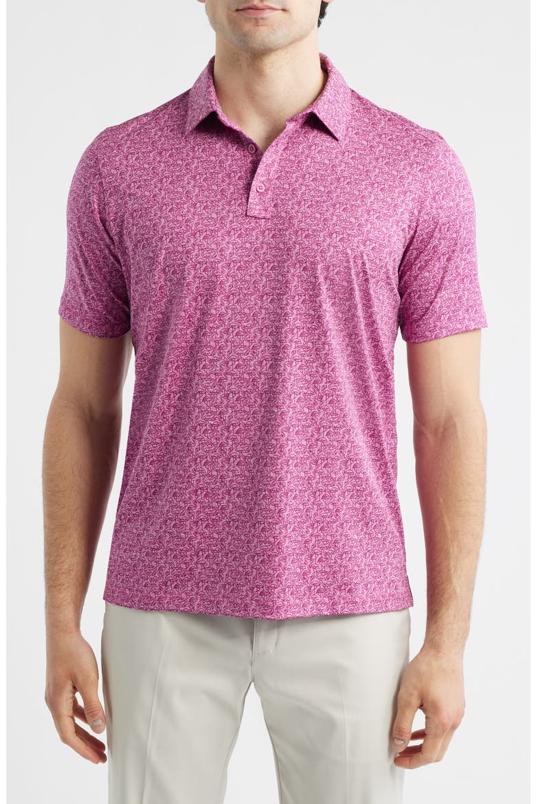 XC Ace Performance Polo, Main, color, MAGENTA FLAMINGO
