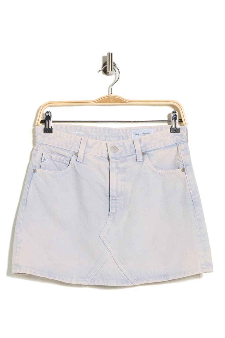 Remy Denin Minskirt, Alternate, color, ICY LAVENDER