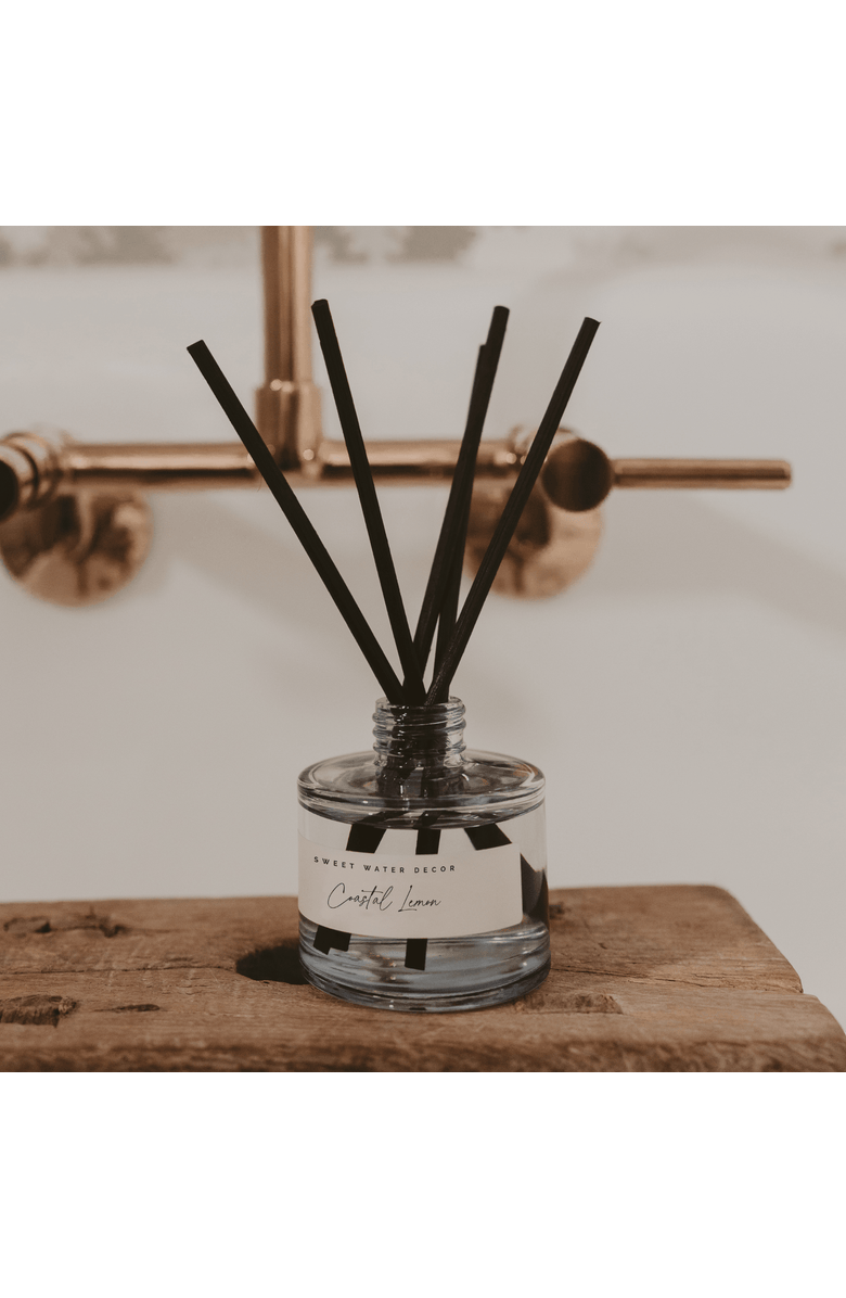 SWEET WATER DECOR Coastal Lemon Reed Diffuser, Alternate, color, Coastal Lemon