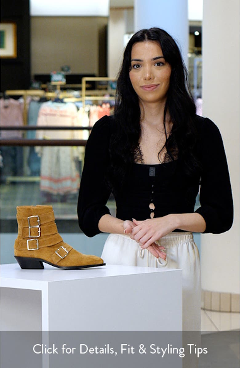 Eras Buckle Strap Bootie, sales video thumbnail