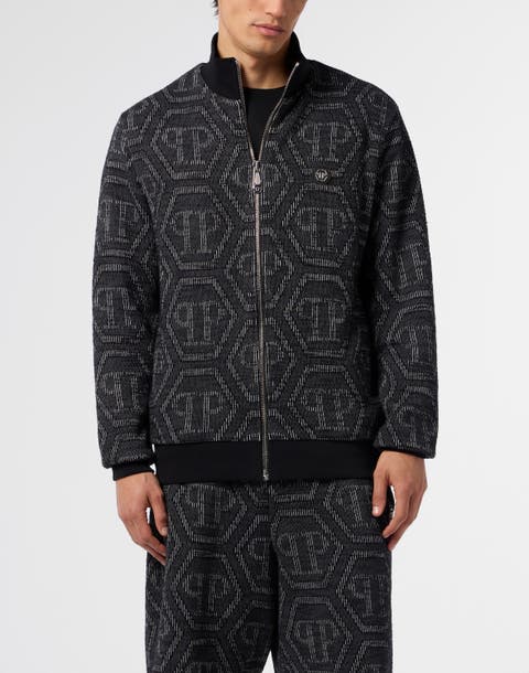 Jacquard Tracksuit Jacket Monogram Men