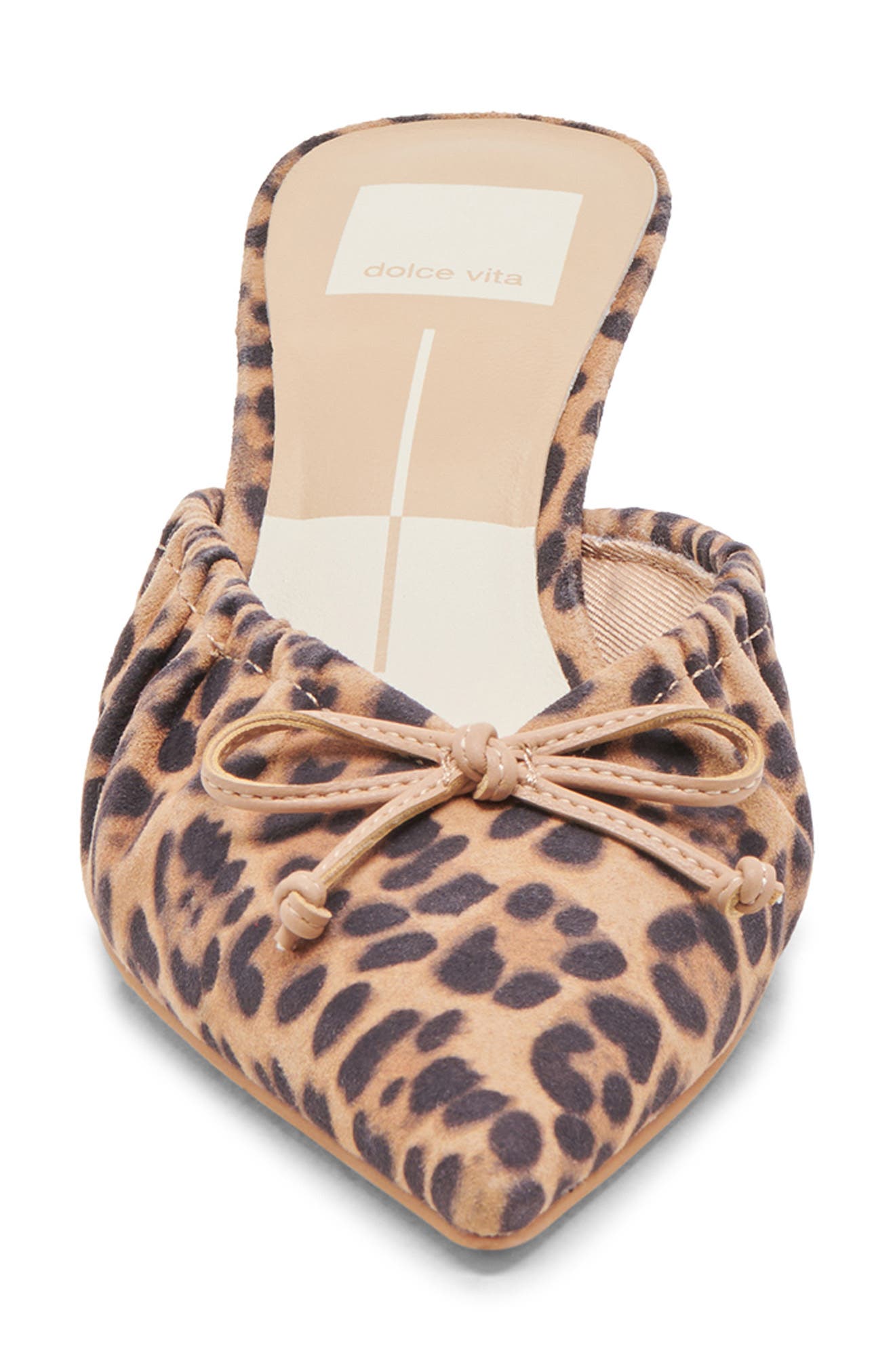 Kairi Mule, Alternate, color, DARK LEOPARD SUEDE