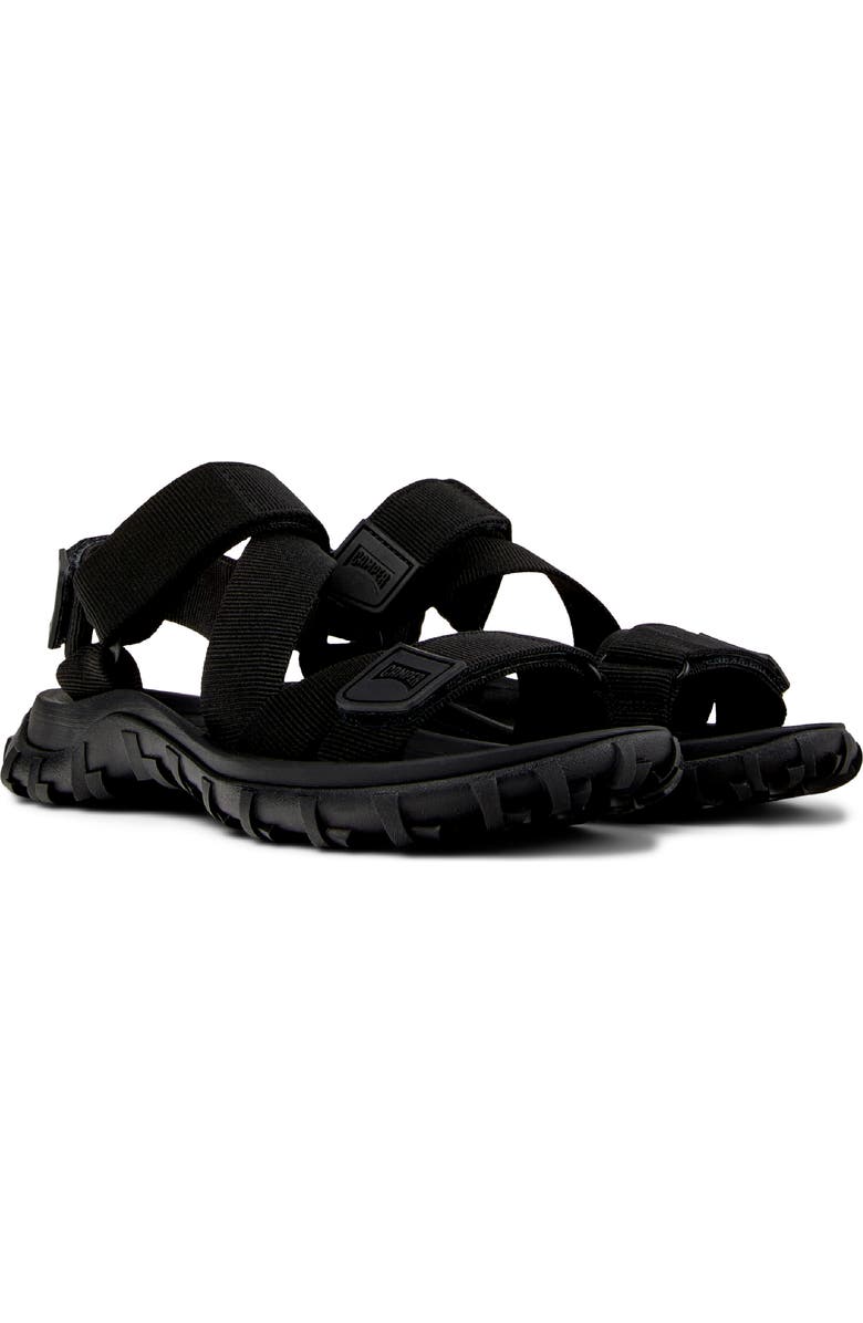 Camper Drift Trail Sandal, Main, color, Black