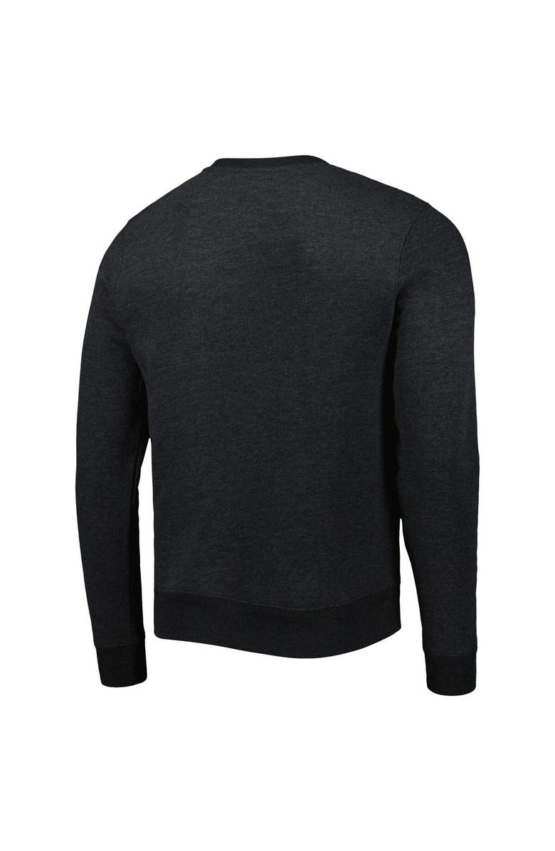 '47 Men's '47 Heathered Black New Orleans Saints Bypass Tribeca Pullover Sweatshirt, Alternate, color, Black