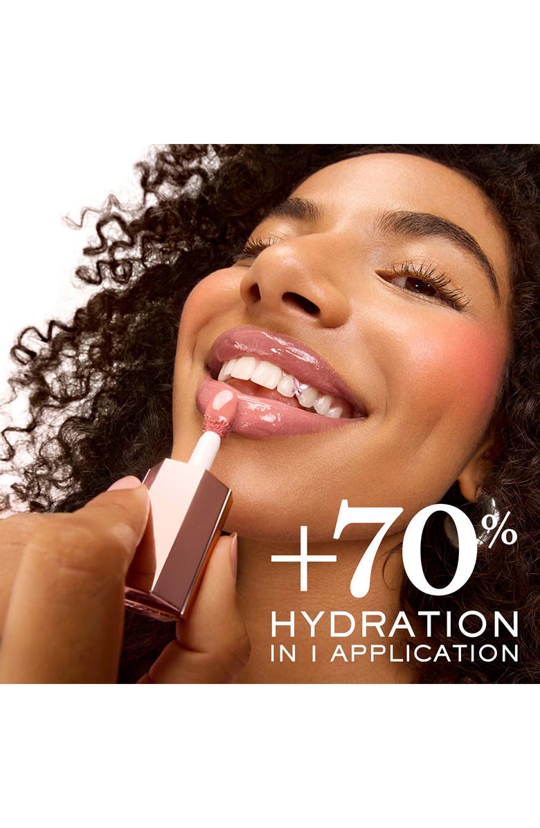 Lancôme Lip Idôle Sparkly Juicy Treat Lip Oil Gloss, Alternate, color, 025 Pink Express