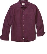 Marine Layer Tahoe Plaid Flannel Button-Up Shirt