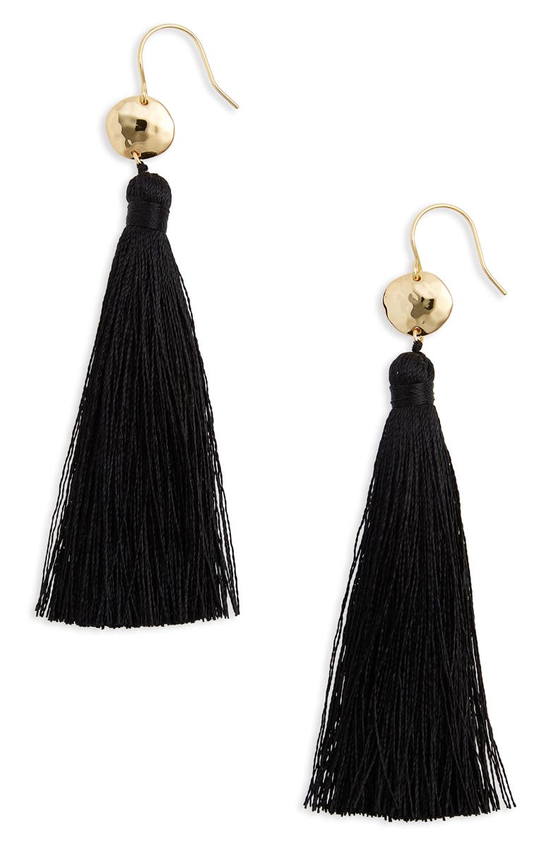gorjana Leucadia Tassel Drop Earrings, Main, color, 