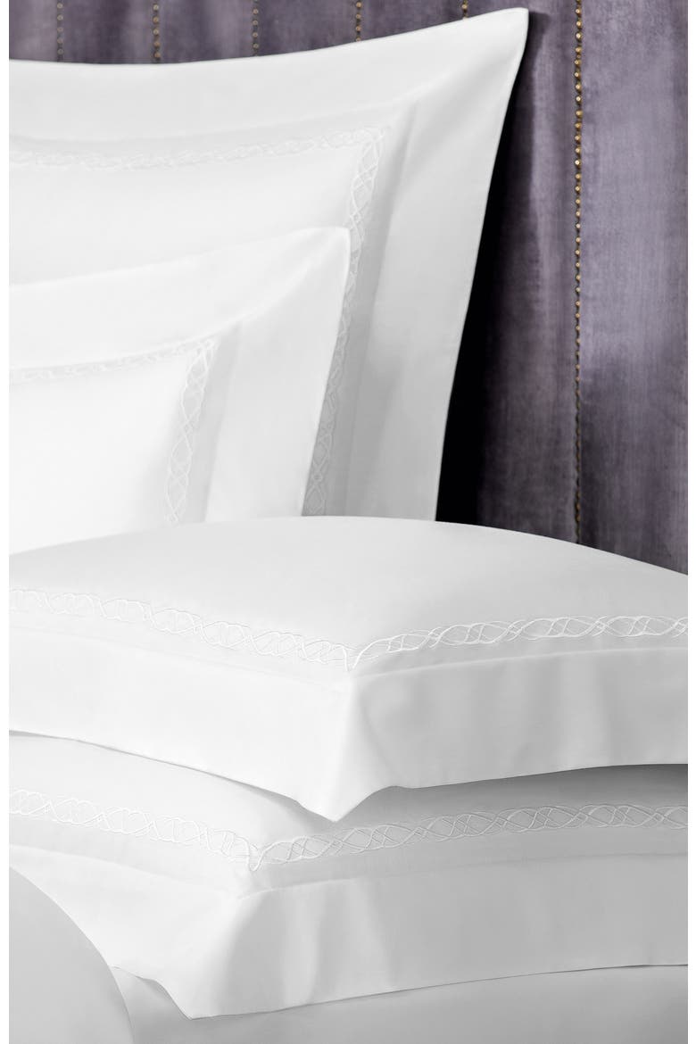 Mia Fitted Sheet, Alternate, color, White