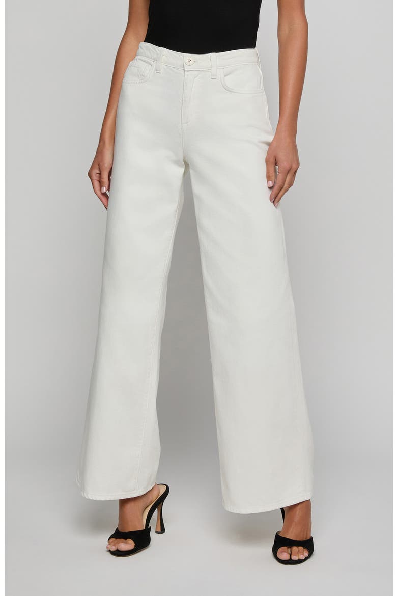 Alicent High Waist Wide Leg Jeans, Main, color, LIGHT ECRU