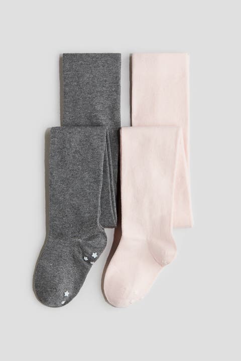 2-pack Anti-slip Fine-knit Tights