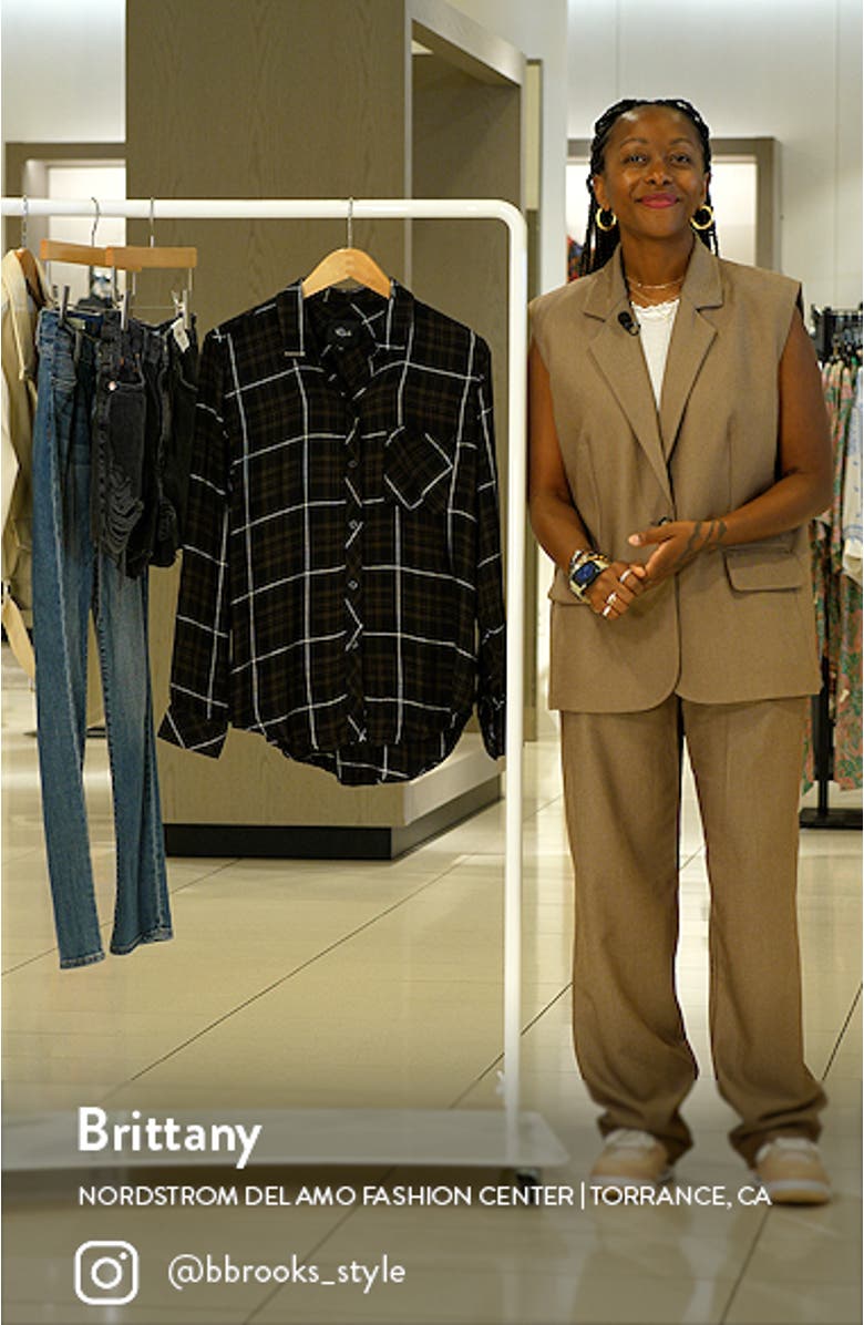 Hunter Plaid Button-Up Shirt, sales video thumbnail