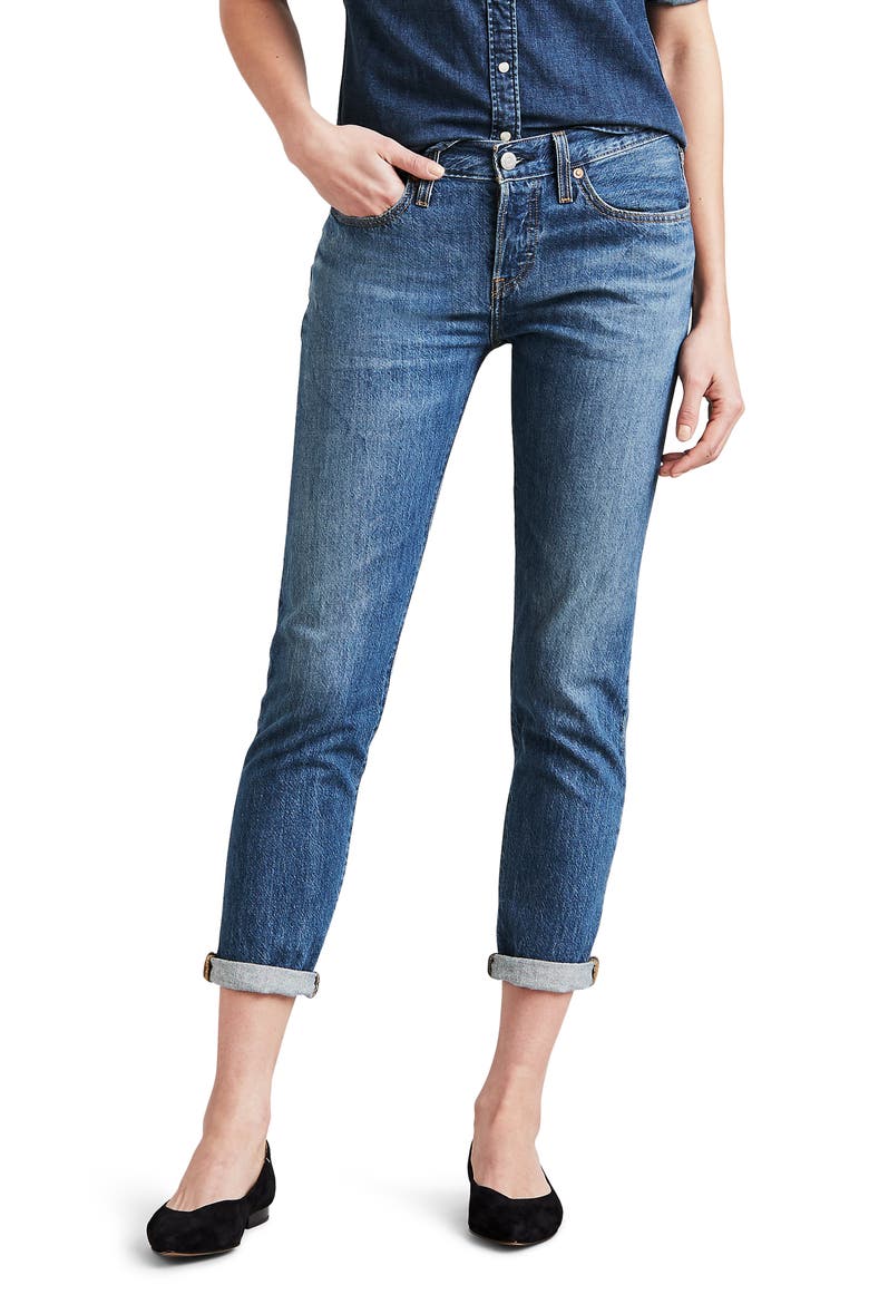 Levi's® 501® Ankle Taper Jeans, Main, color, FOREVER YOUR GIRL