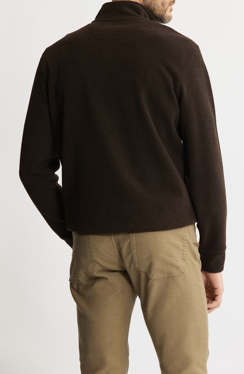 JACHS Quarter Zip Fleece Pullover, Alternate, color, Brown