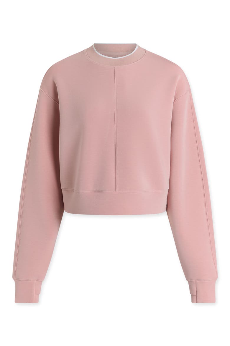Tasmin Crop Sweatshirt, Alternate, color, ZEPHYR MAUVE