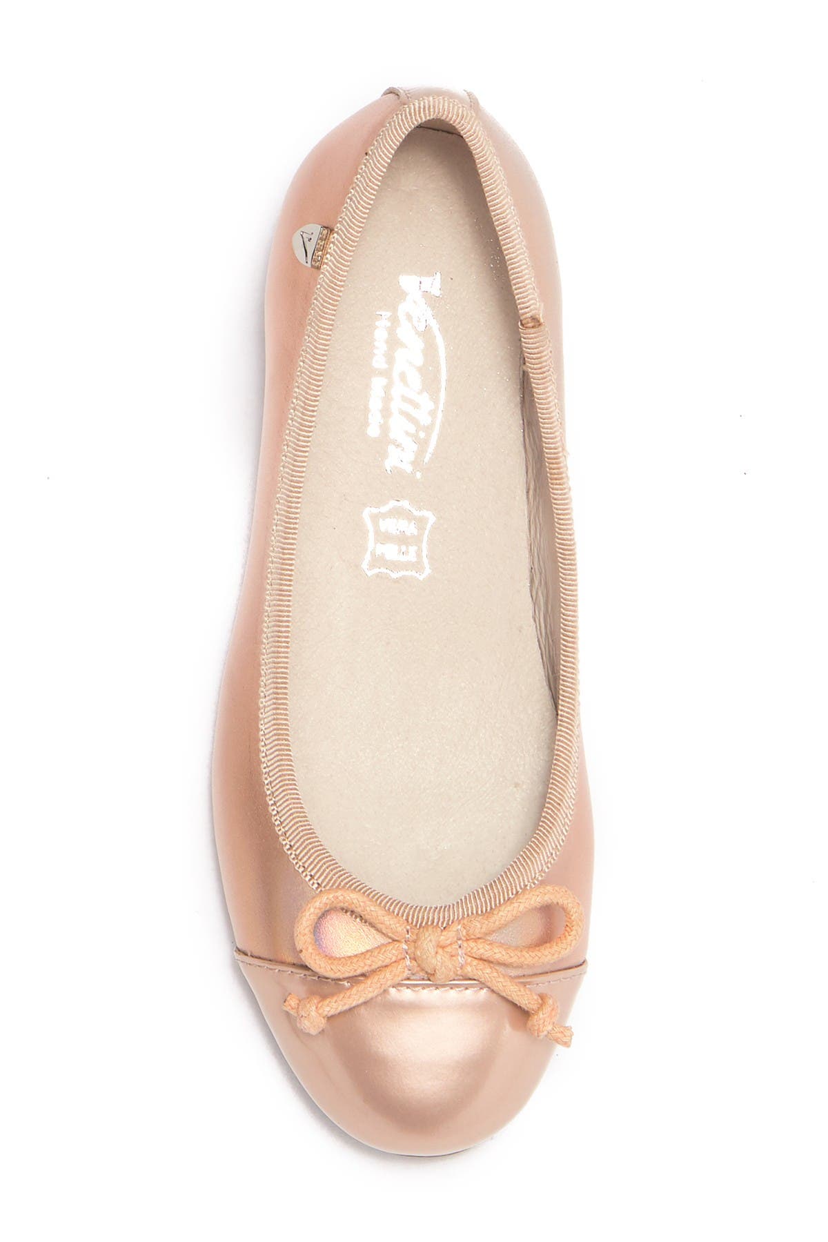 Venettini Libby Patent Toe Flat, Alternate, color, 