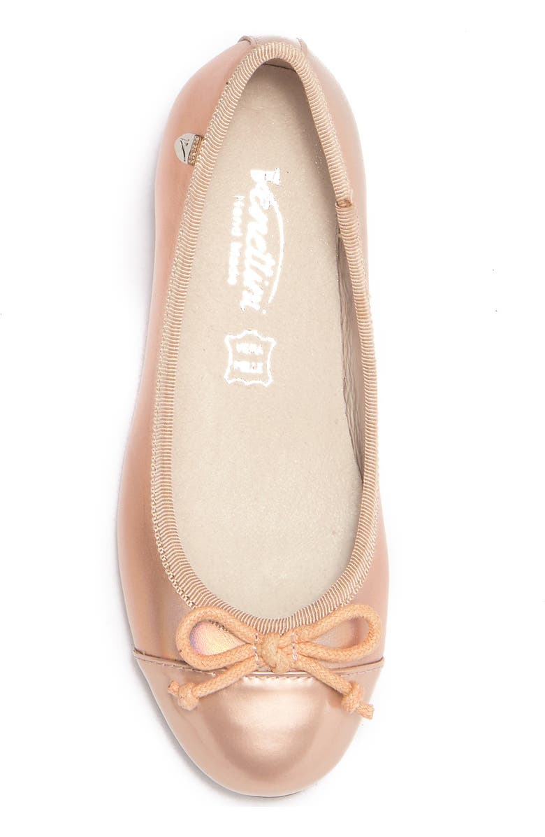 Venettini Libby Patent Toe Flat, Alternate, color,