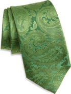 Duchamp Paisley Jacquard Silk Tie