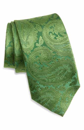 Duchamp Paisley Jacquard Silk Tie