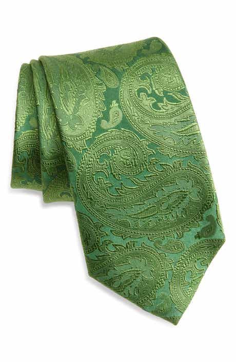 Duchamp Paisley Jacquard Silk Tie