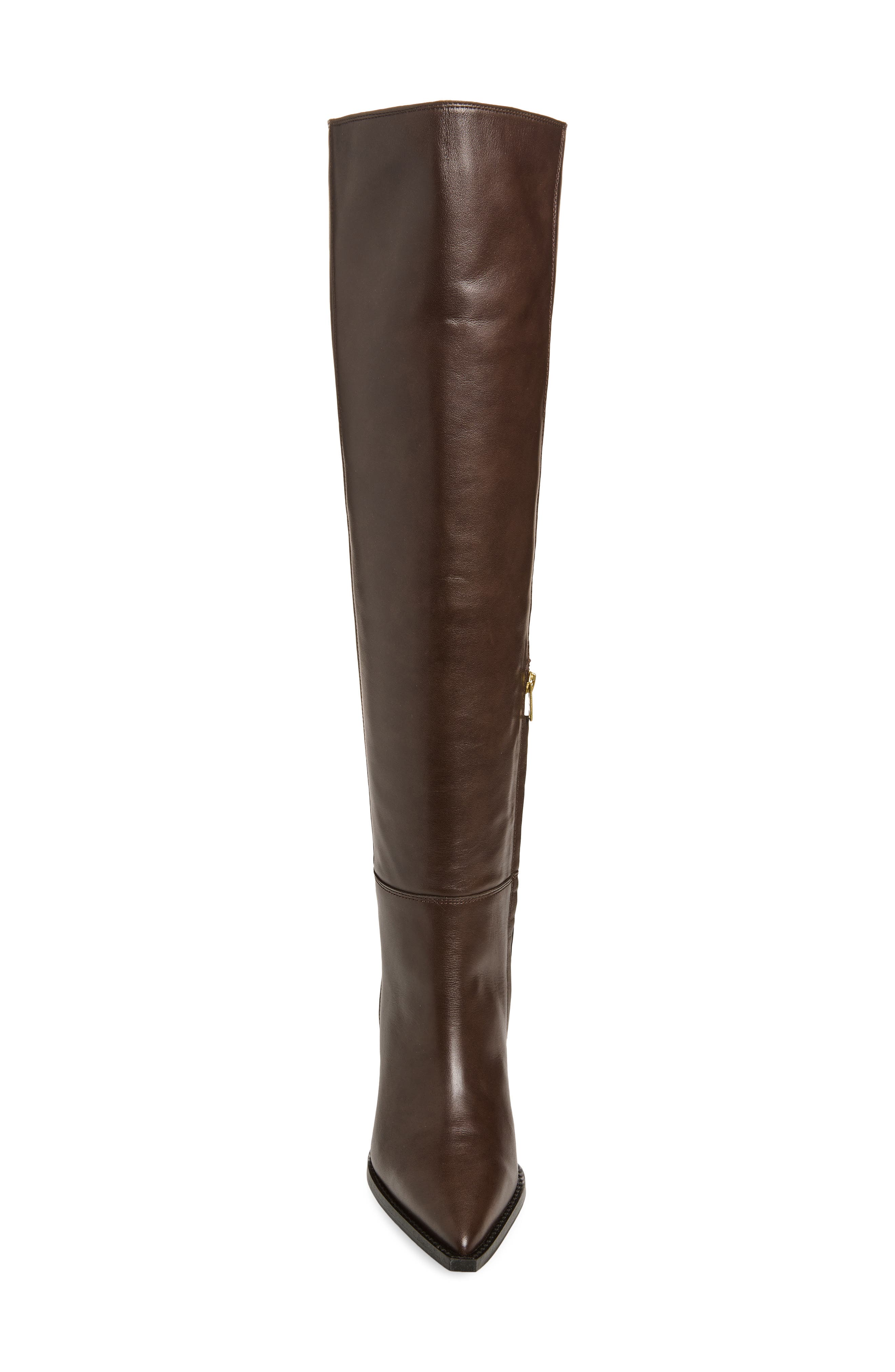 AllSaints Reina Over the Knee Boot, Alternate, color, Brown