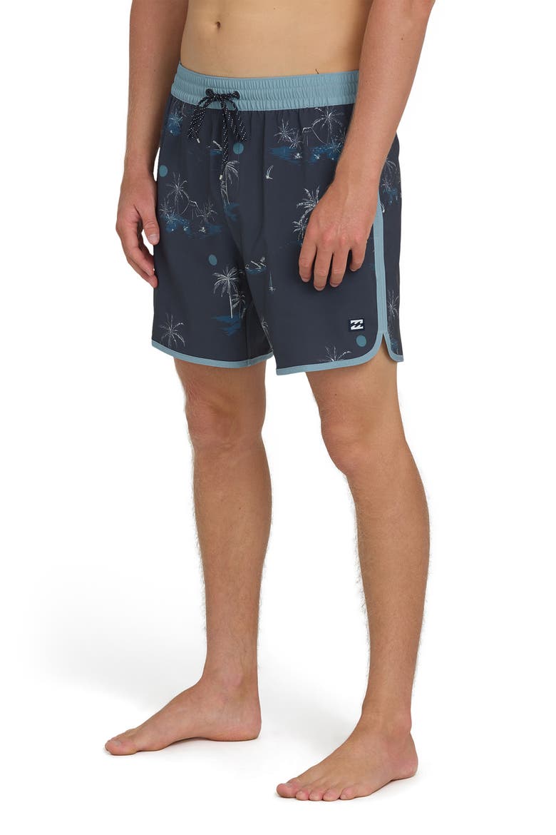 Seventy Three Layback Swim Trunks, Alternate, color, TRUE NAVY