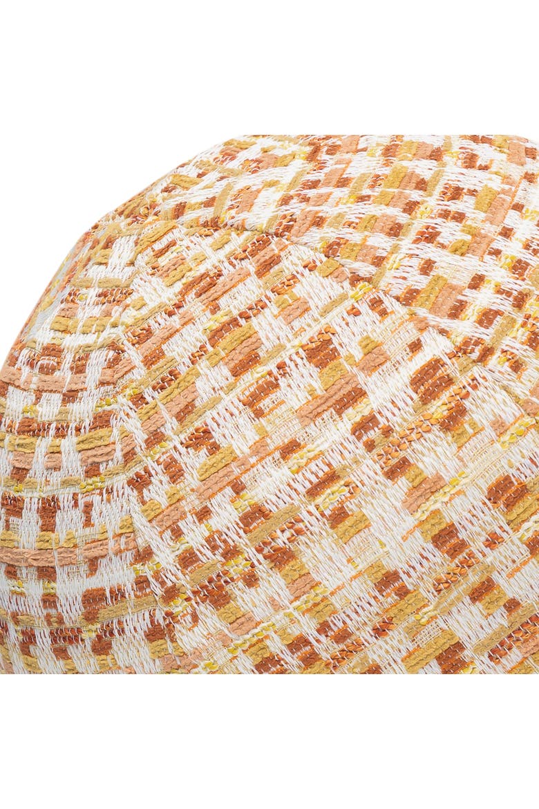 Channel Textured Chenille Indoor & Outdoor Woven Accent Pillow, Alternate, color, Sunset
