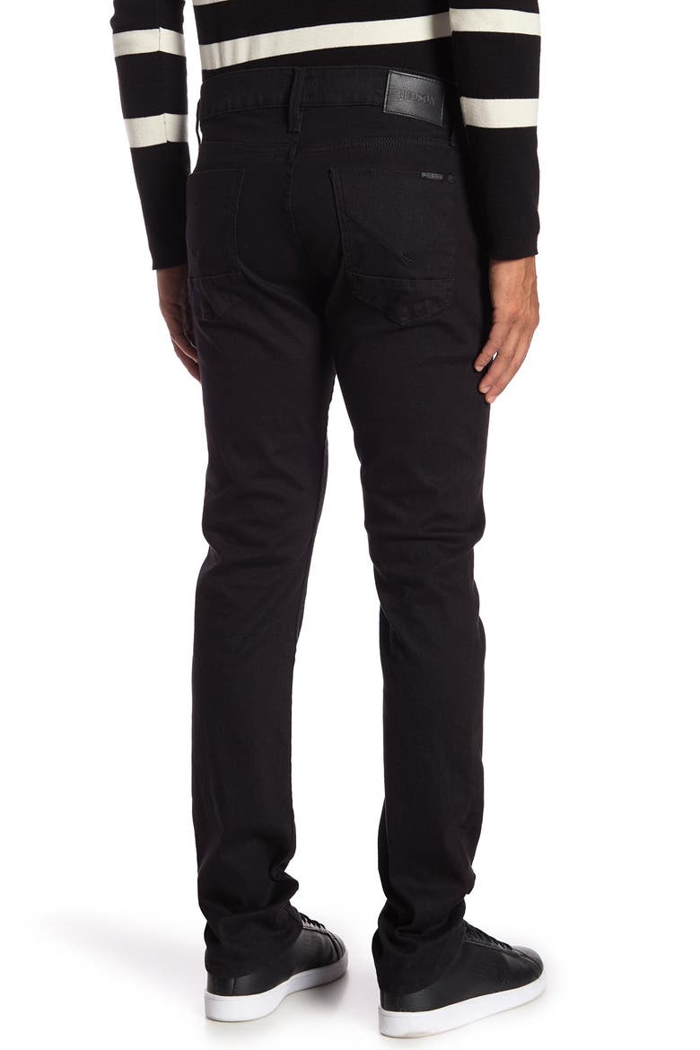 Blake Slim Straight Jeans, Alternate, color, BLACK