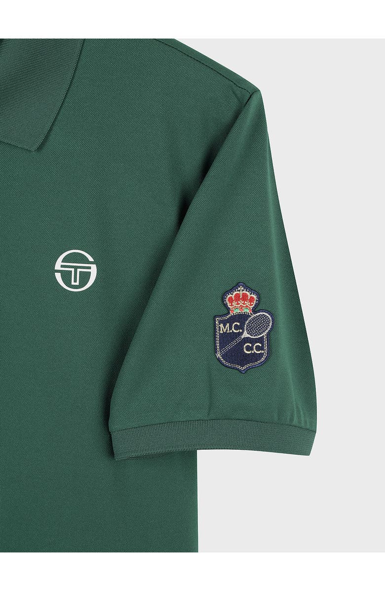 Sergio Tacchini MC Doubles MCH Polo, Alternate, color, Dark Green