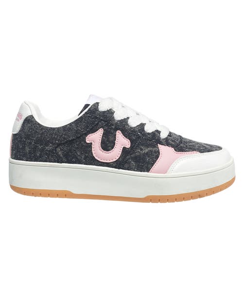 True Religion Ladies Kim Logo Sneaker In Black
