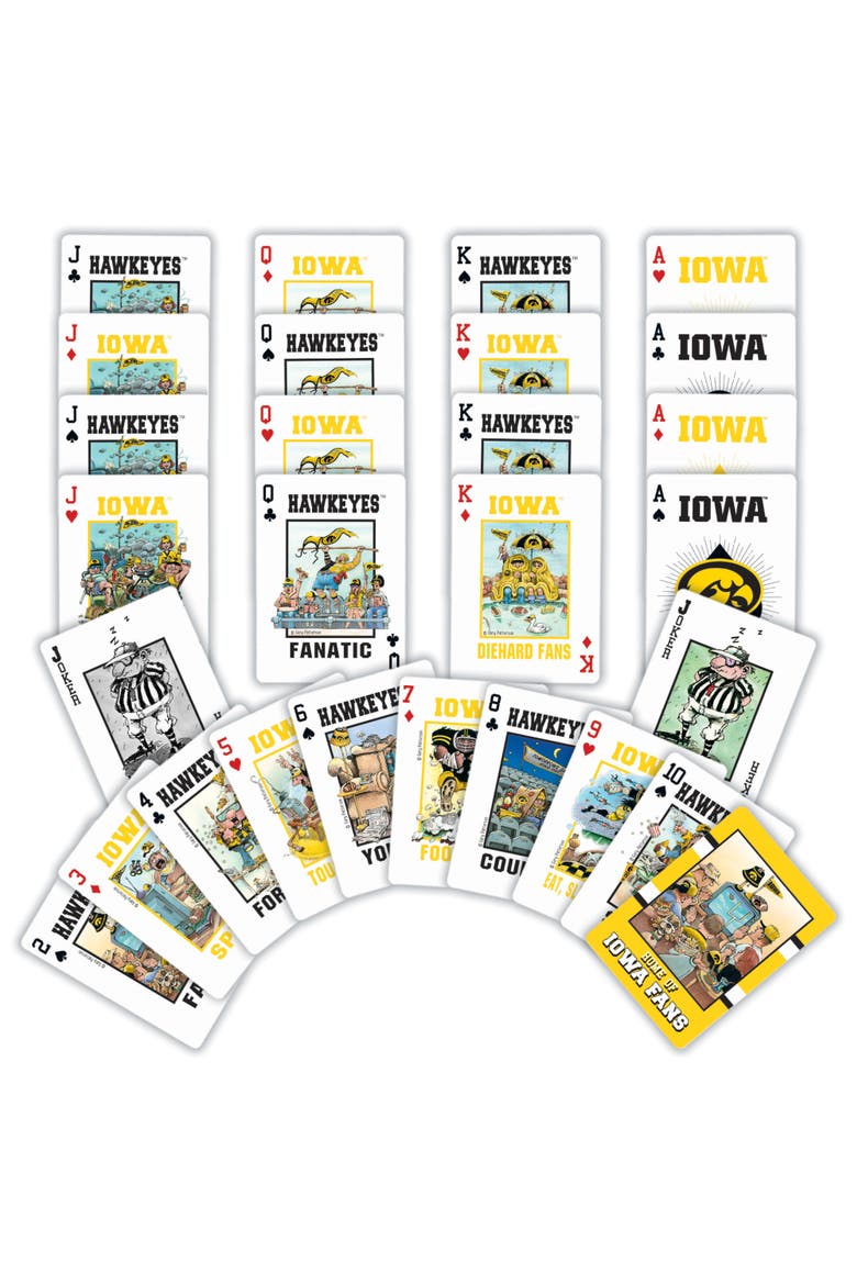 Iowa Hawkeyes Fan Deck Playing Cards, Alternate, color, Multicolor
