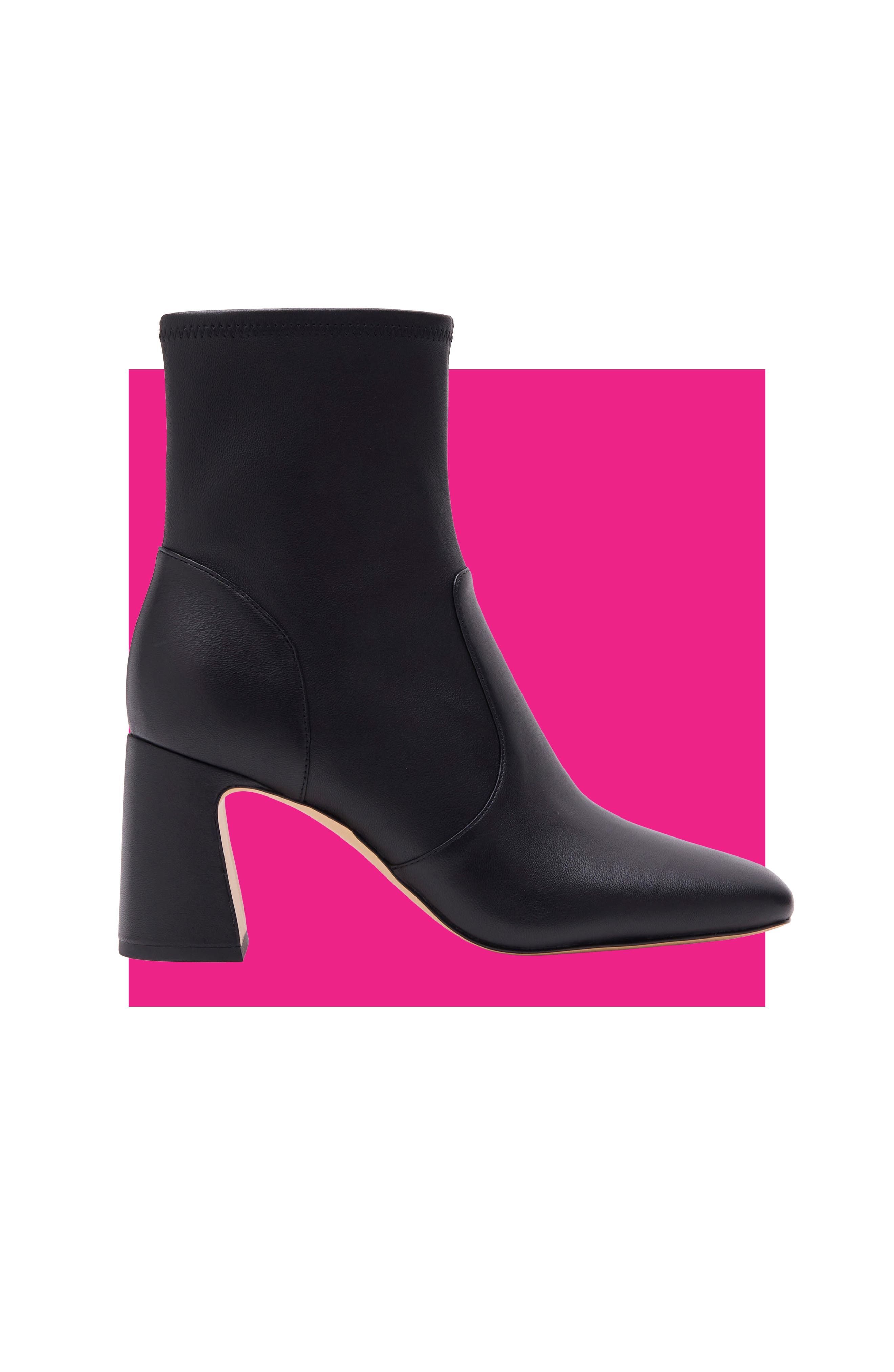 Smna Stretch Leather Bootie