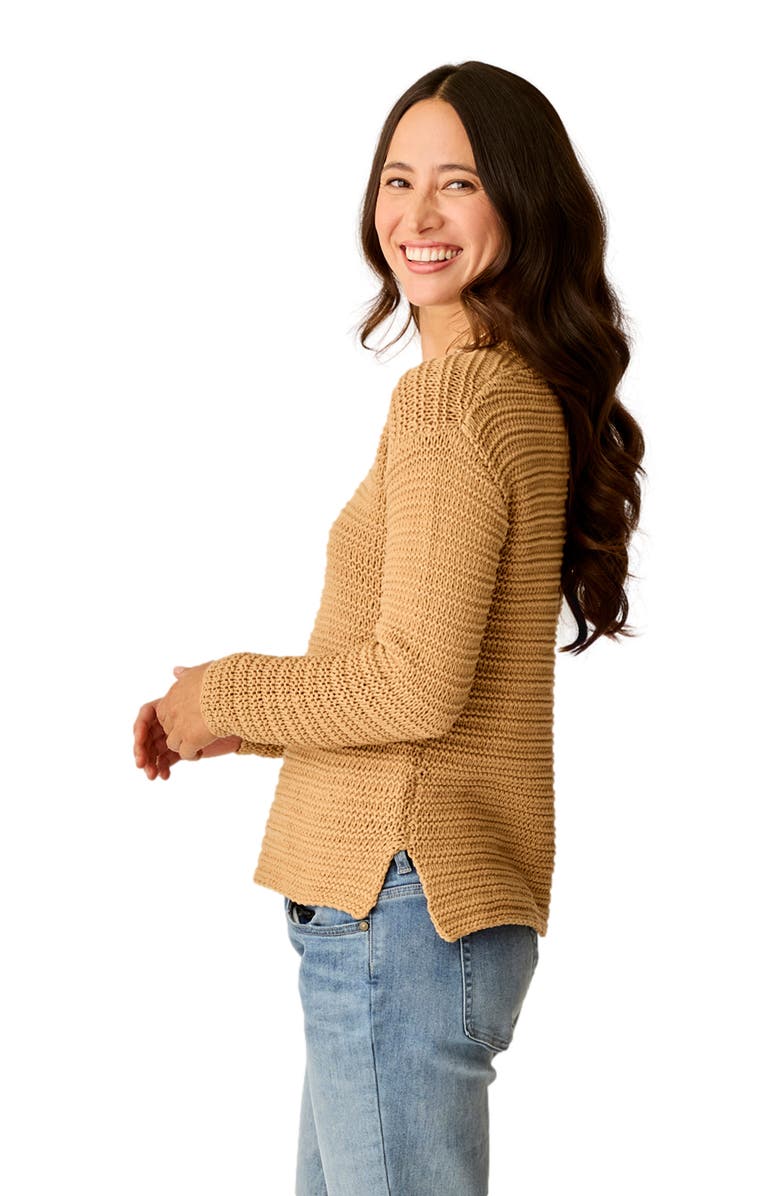 Carve Designs Clarissa Sweater, Alternate, color, Camel