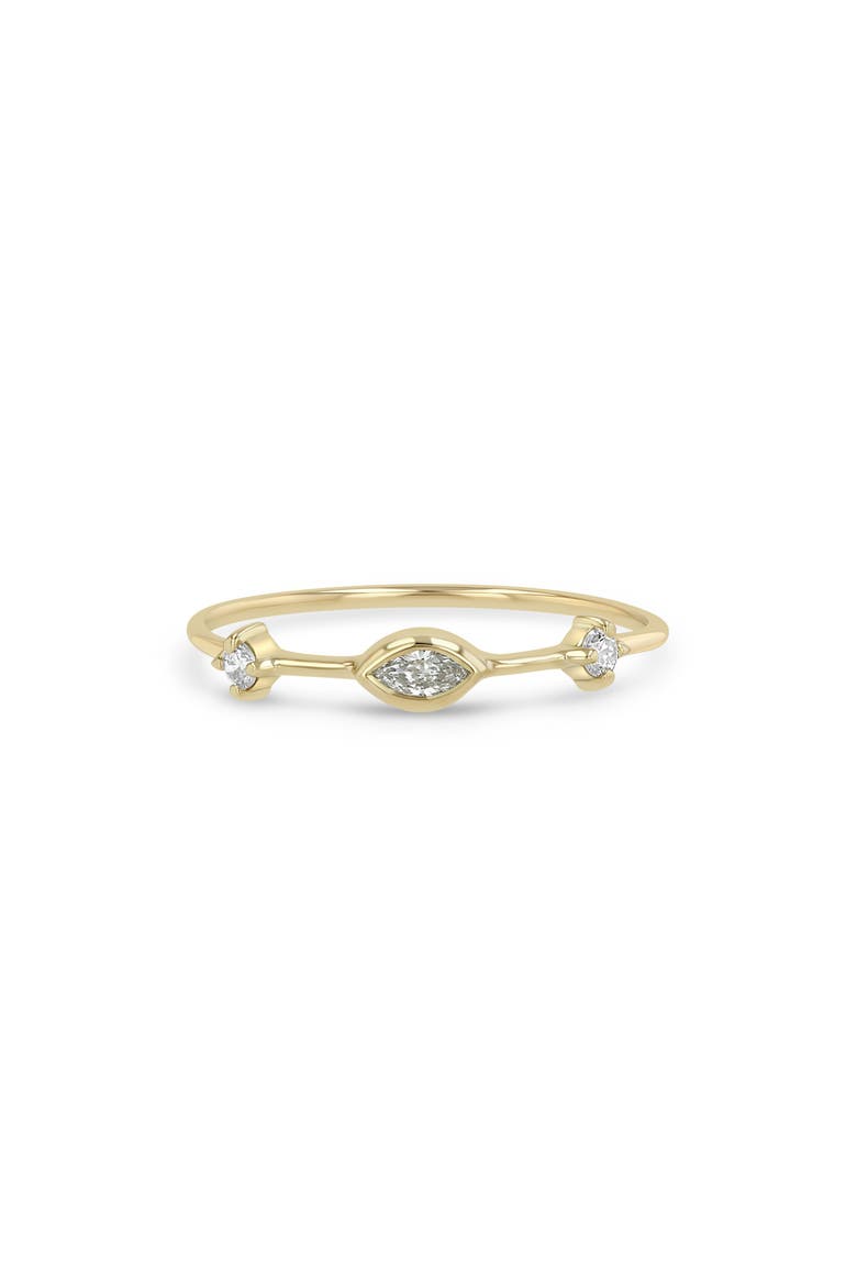 Paris 14k Gold Marquis Diamond Ring, Main, color, 14K YELLOW GOLD