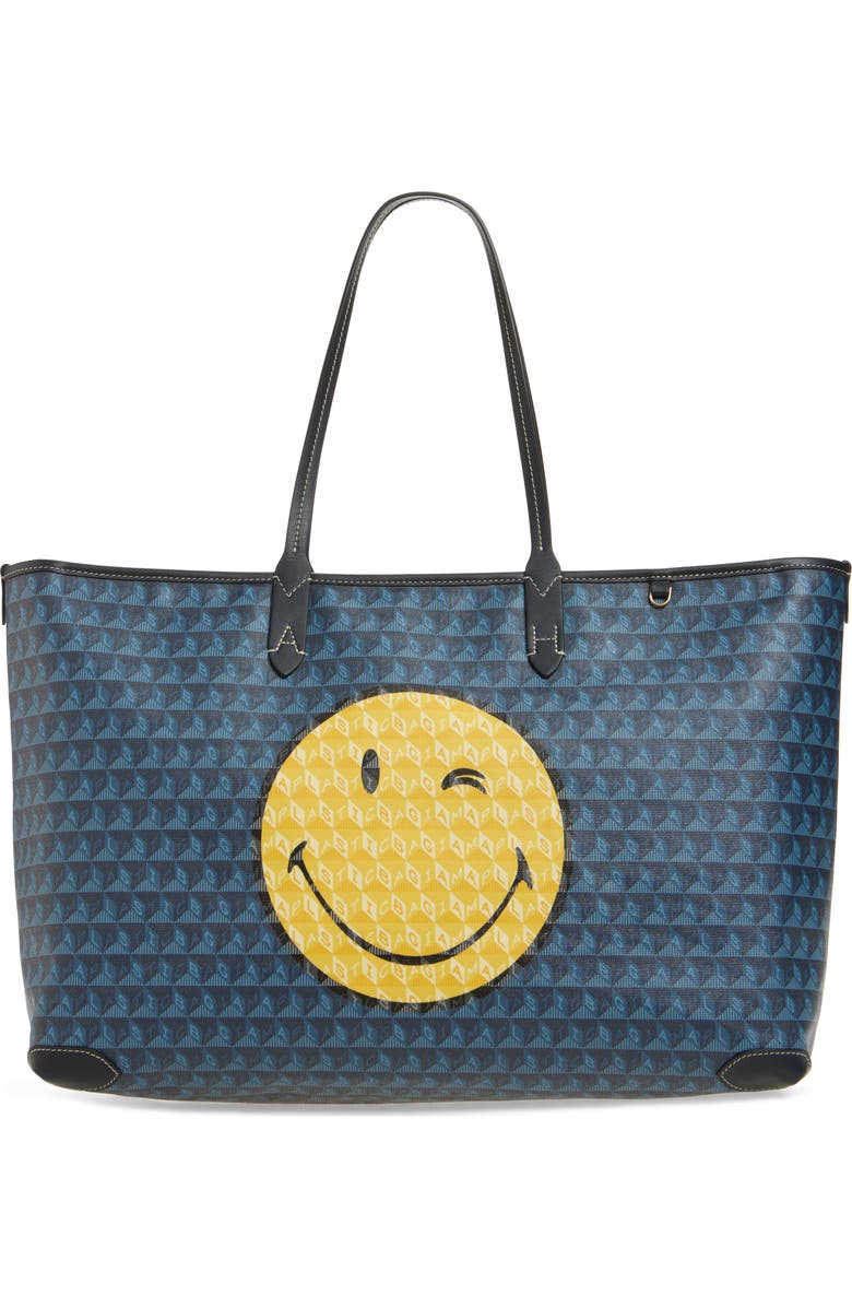 Anya Hindmarch I Am a Plastic Bag Wink Tote, Main, color,