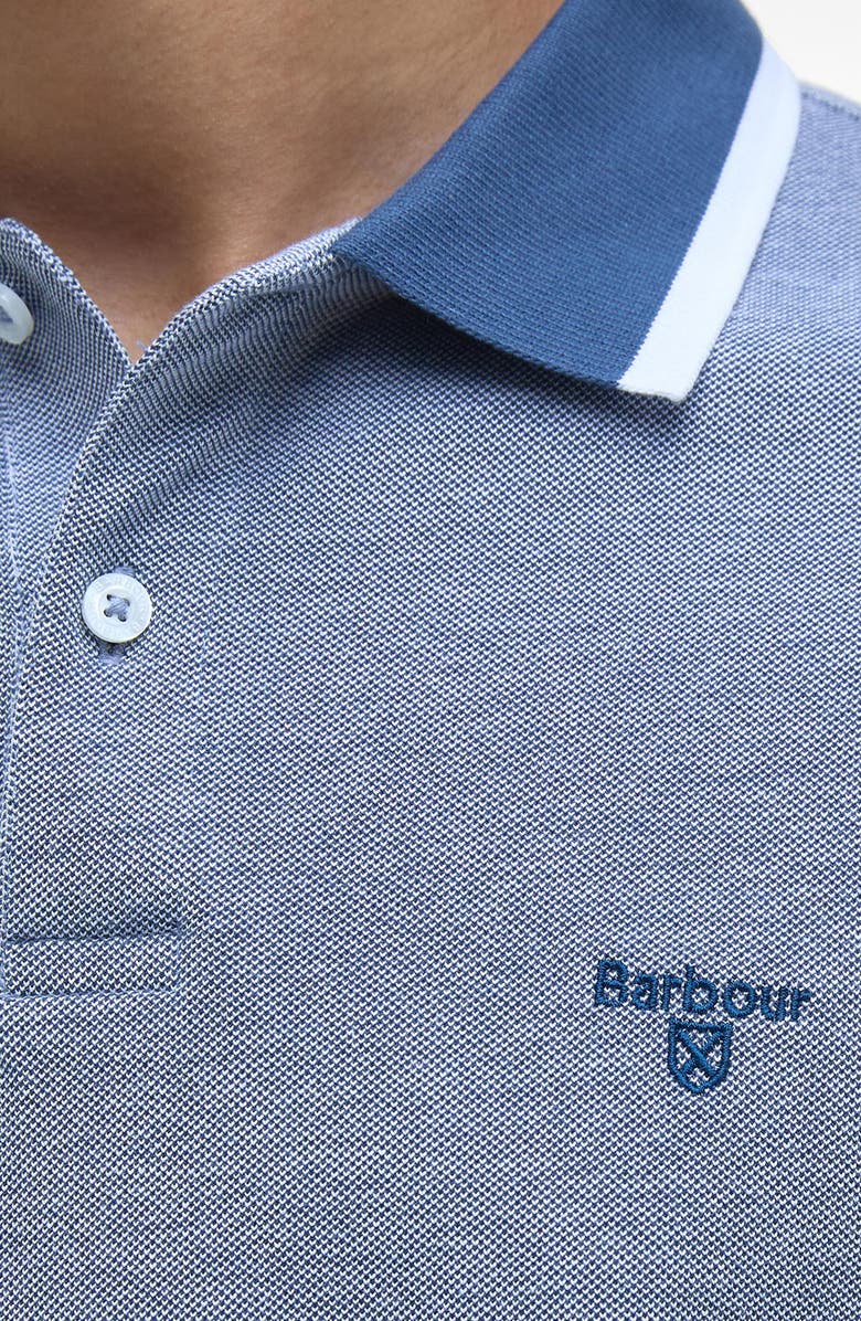 Barbour Barnard Contrast Collar Cotton Piqué Polo, Alternate, color, 