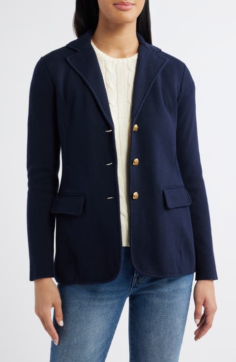 Combed Cotton Blend Blazer (Regular & Petite)