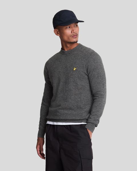 Lambswool Blend Crew Neck Sweater