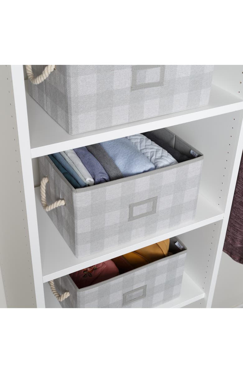 HONEY-CAN-DO 3-Pack Storage Bins, Alternate, color, 