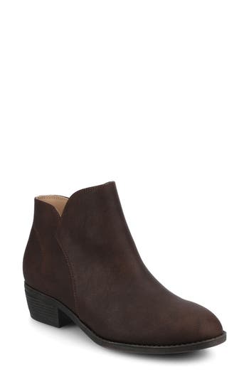 Journee Collection Solarah Ankle Boot In Brown
