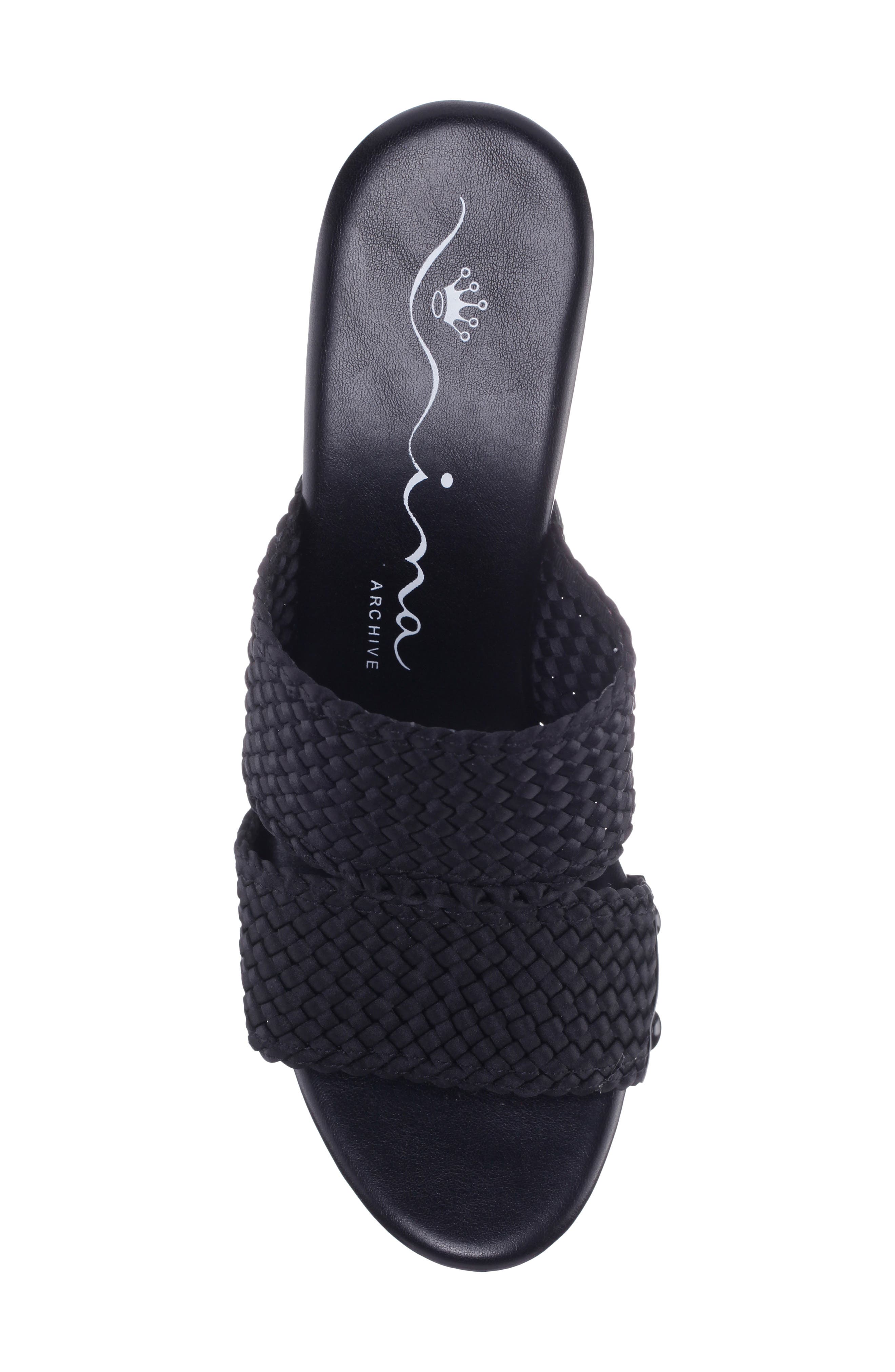 Nina Casino Sandal, Alternate, color, Black