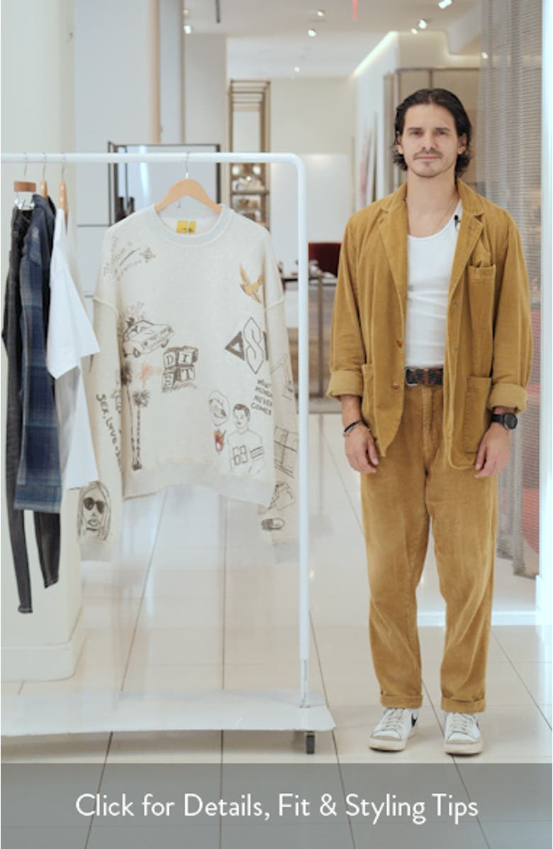 Doodle Graphic Sweatshirt, sales video thumbnail